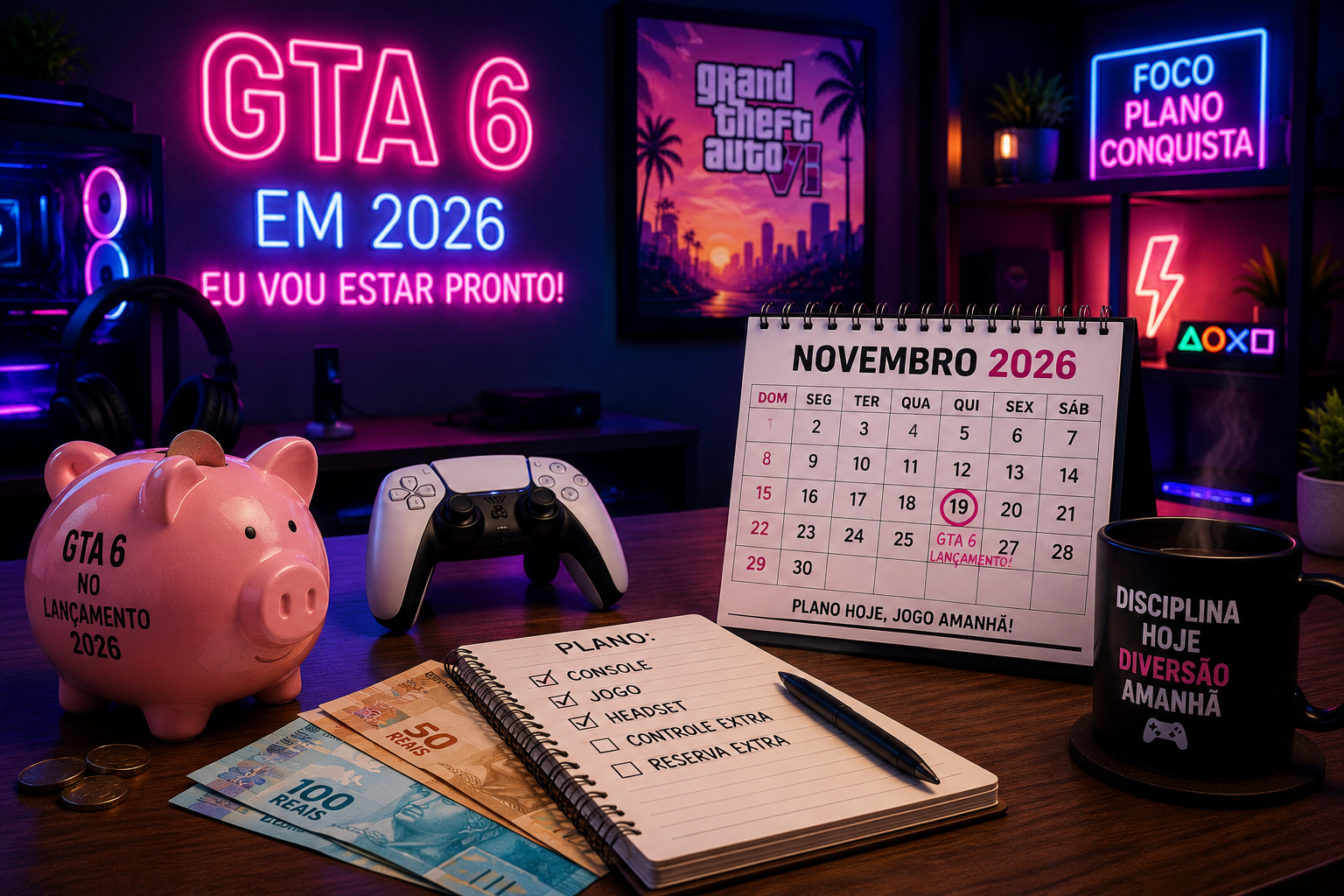 Quanto guardar por mês para jogar GTA 6 no lançamento?